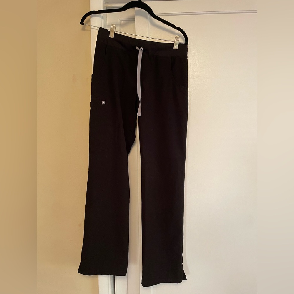 Figs Black Scrub Pants Size XS